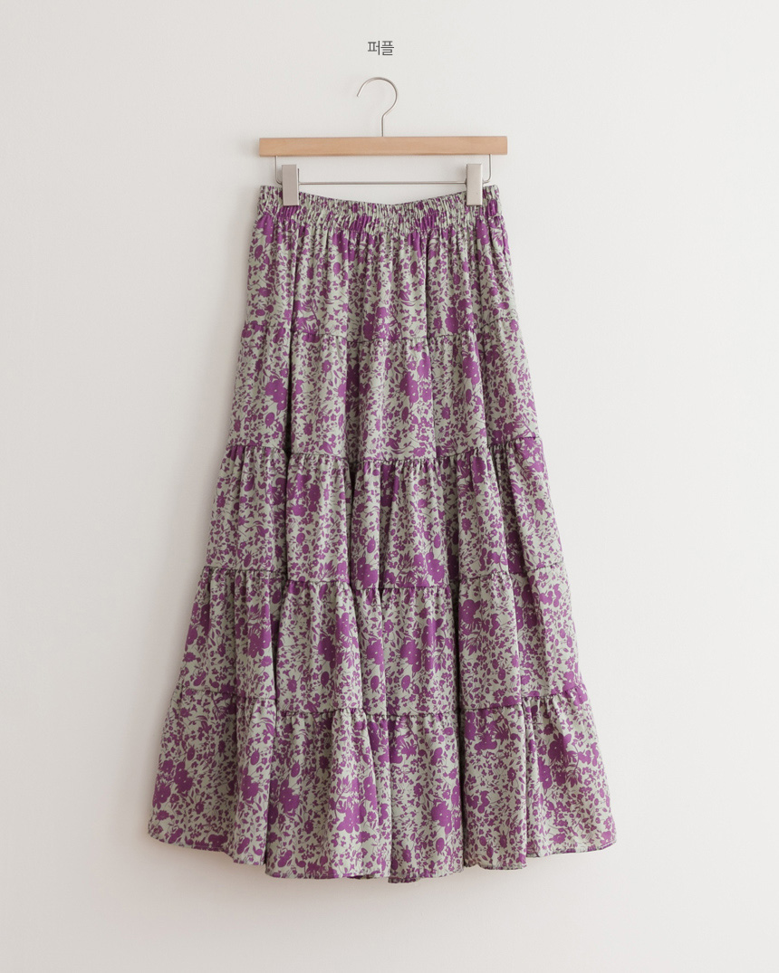 Flower Garden Flare Skirt-Holiholic